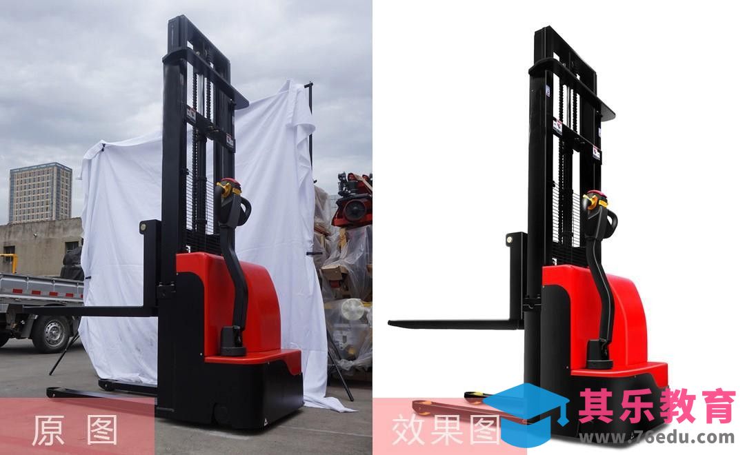 PS-手动液压搬运装卸叉车产品精修[虎课网电商产品精修视频教程][最新PS修图教程全集MP4 ]-第1张图片-我要自学网