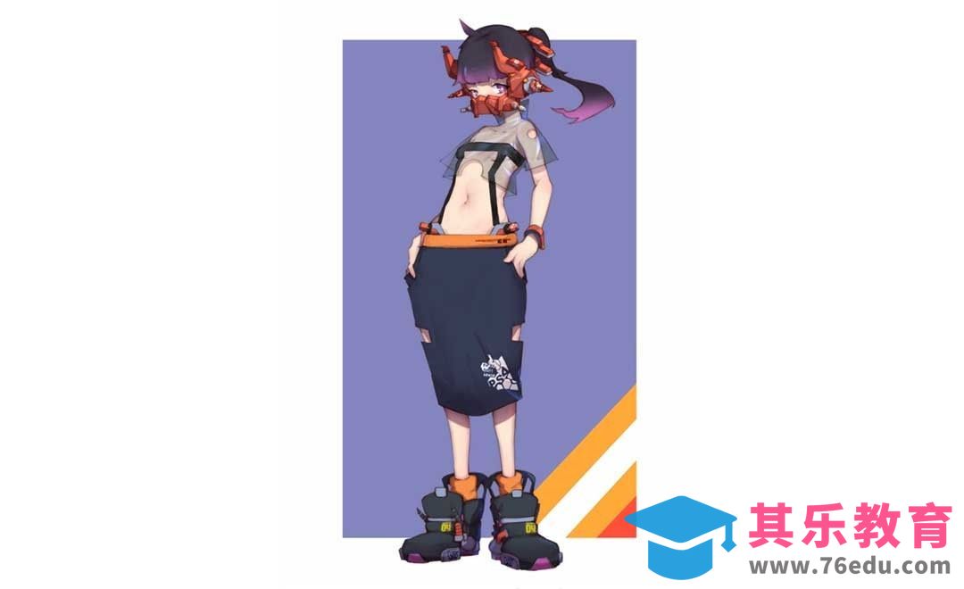 PS-板绘插画-机甲少女人设[虎课网绘画插画视频教程][ipad商业插画MP4教程全集 ]-第1张图片-我要自学网