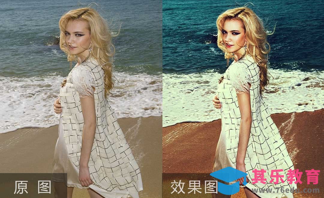 PS-海边欧美人像后期修片教程[虎课网手机摄影入门视频教程][MP4产品摄影教程全集 ]-第1张图片-我要自学网