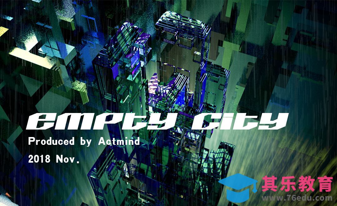 C4D-科幻无人城案例[虎课网C4D设计视频教程][产品数码建模MP4教程全集 ]-第1张图片-我要自学网