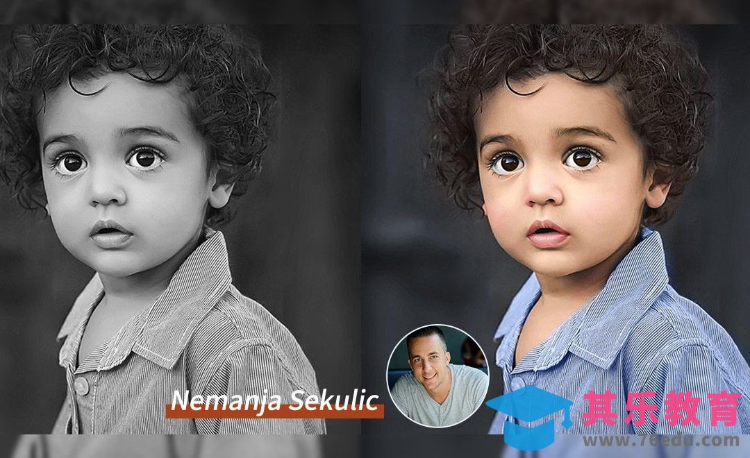 PS-把黑白照片变彩色[虎课网最新视频教程][免费高清MP4教程全集 ]-第1张图片-我要自学网