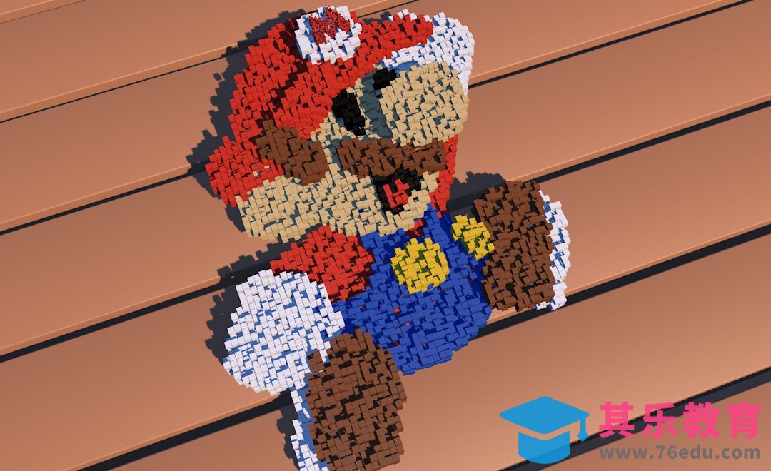 C4D-10分钟制作像素风超级玛丽[虎课网C4D设计视频教程][产品数码建模MP4教程全集 ]-第1张图片-我要自学网