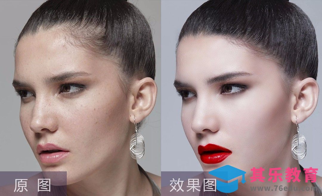 PS-女模特磨皮修肤后期[虎课网手机摄影入门视频教程][MP4产品摄影教程全集 ]-第1张图片-我要自学网