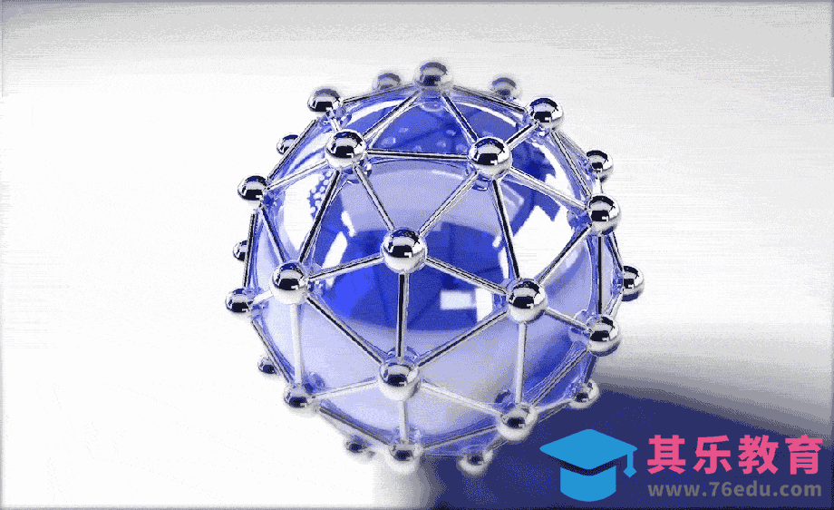 C4D-梦幻水晶球建模及动效制作[虎课网C4D设计视频教程][产品数码建模MP4教程全集 ]-第1张图片-我要自学网