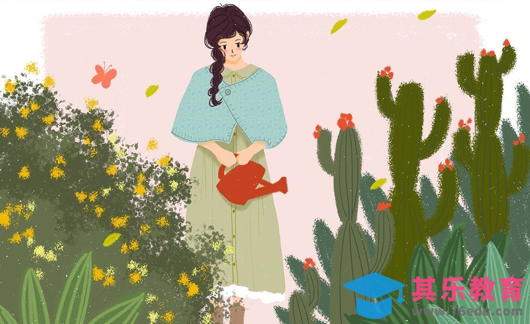 PS-板绘插画-花园絮语画面绘制[虎课网绘画插画视频教程][ipad商业插画MP4教程全集 ]-第1张图片-我要自学网