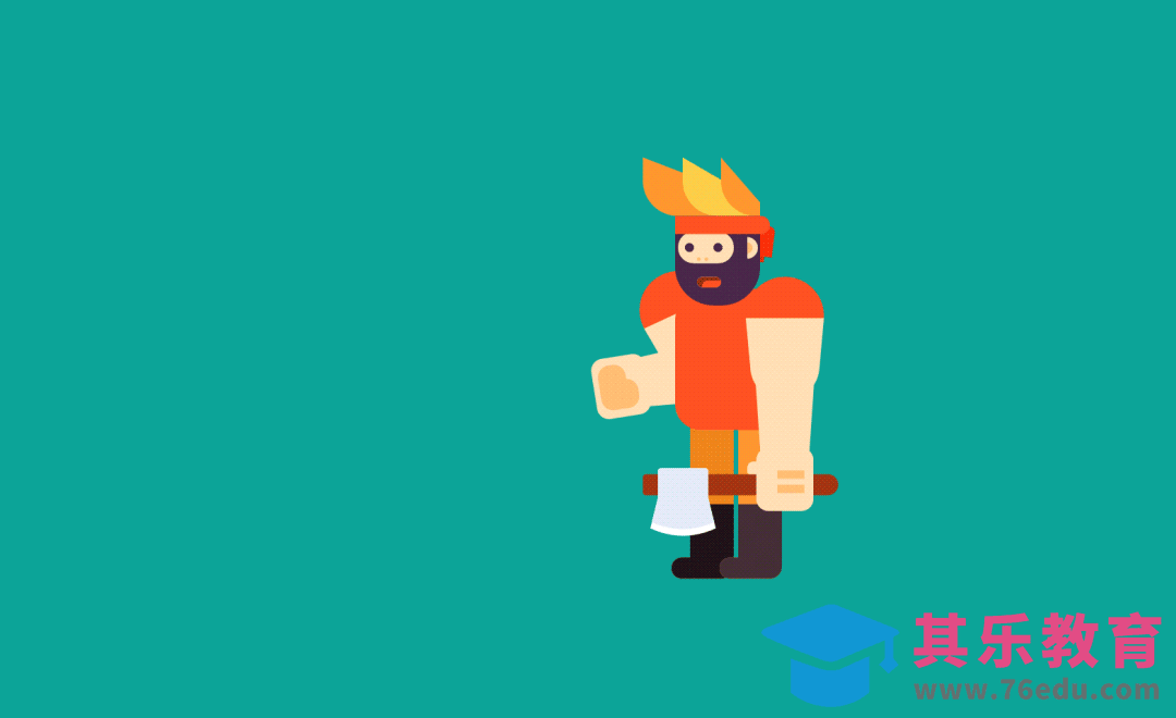 AE+AI-卡通人物砍木头动画[虎课网影视动画制作视频教程][MP4影视拍摄教程全集 ]-第1张图片-我要自学网