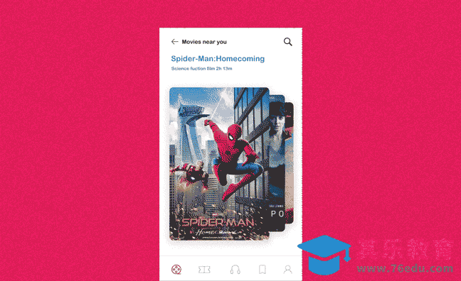 AE-电影app界面UI动效[虎课网UI设计视频教程][UI设计教程全集MP4 ]-第1张图片-我要自学网
