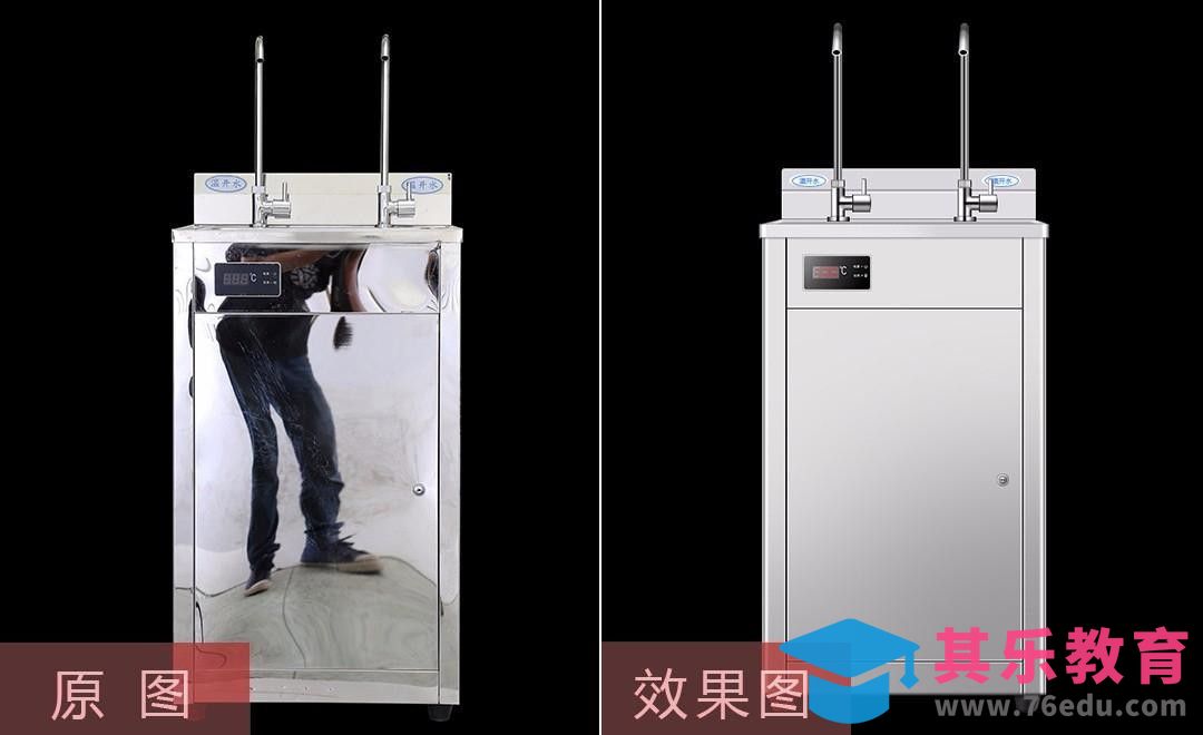 PS-美的净水器重绘[虎课网电商产品精修视频教程][最新PS修图教程全集MP4 ]-第1张图片-我要自学网