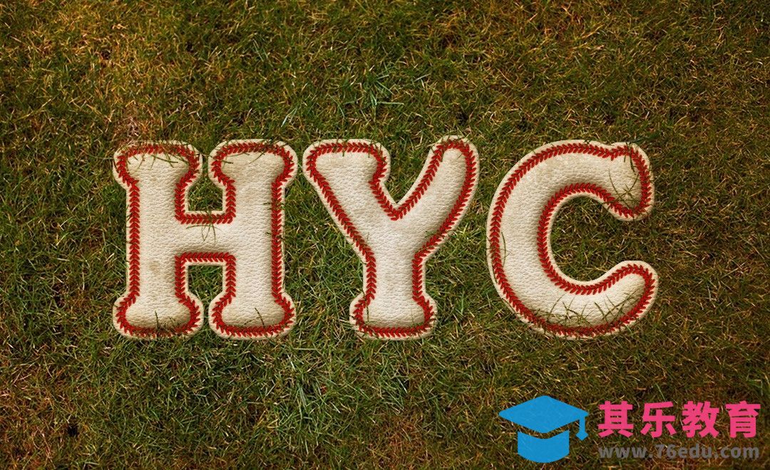 PS-皮革效果HYC[虎课网平面设计视频教程][字体设计教程MP4高清全集 ]-第1张图片-我要自学网