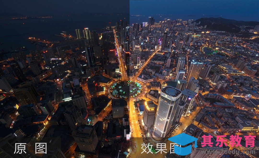 PS-城市俯瞰风光的堆栈拍摄及后期方法[虎课网手机摄影入门视频教程][MP4产品摄影教程全集 ]-第1张图片-我要自学网