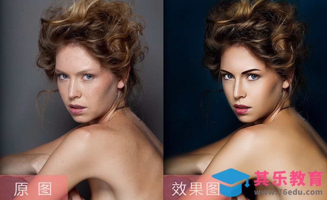 PS-半裸女模特精修[虎课网手机摄影入门视频教程][MP4产品摄影教程全集 ]-第1张图片-我要自学网