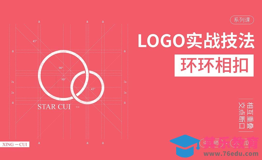 logo设计方法-02环环相扣[虎课网品牌设计视频教程][logo包装设计教程全集MP4 ]-第1张图片-我要自学网