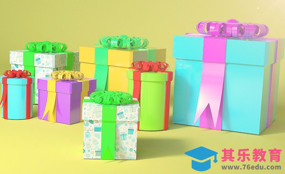 C4D-礼物盒建模及渲染[虎课网C4D设计视频教程][产品数码建模MP4教程全集 ]-第1张图片-我要自学网