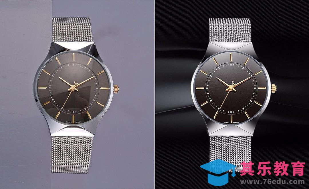 PS-金属链手表精修[虎课网电商产品精修视频教程][最新PS修图教程全集MP4 ]-第1张图片-我要自学网