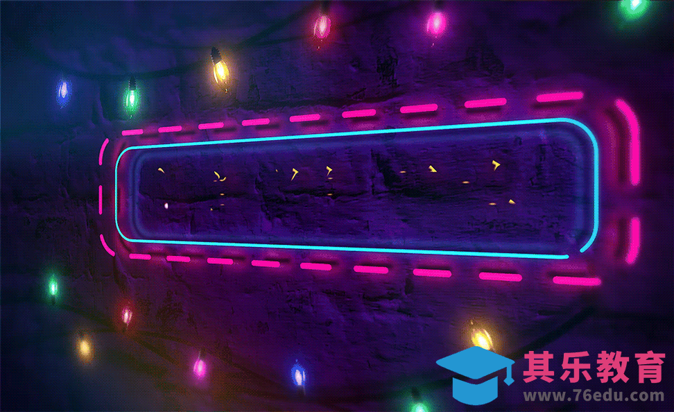 AE-炫彩跑马灯光效开学季片头包装[虎课网影视动画制作视频教程][MP4影视拍摄教程全集 ]-第1张图片-我要自学网