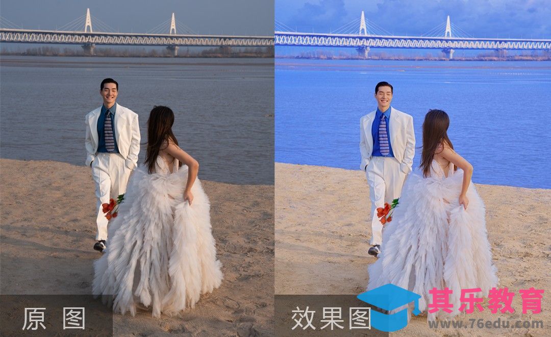 PS-情侣治愈风格海景色彩详解[虎课网手机摄影入门视频教程][MP4产品摄影教程全集 ]-第1张图片-我要自学网