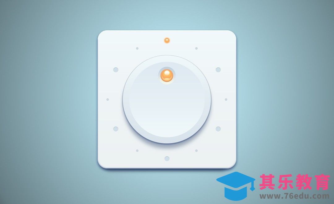 PS-开关拟物图标练习[虎课网UI设计视频教程][UI设计教程全集MP4 ]-第1张图片-我要自学网