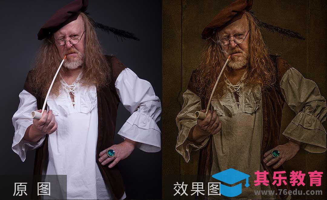 PS-复古风人像后期修片[虎课网手机摄影入门视频教程][MP4产品摄影教程全集 ]-第1张图片-我要自学网