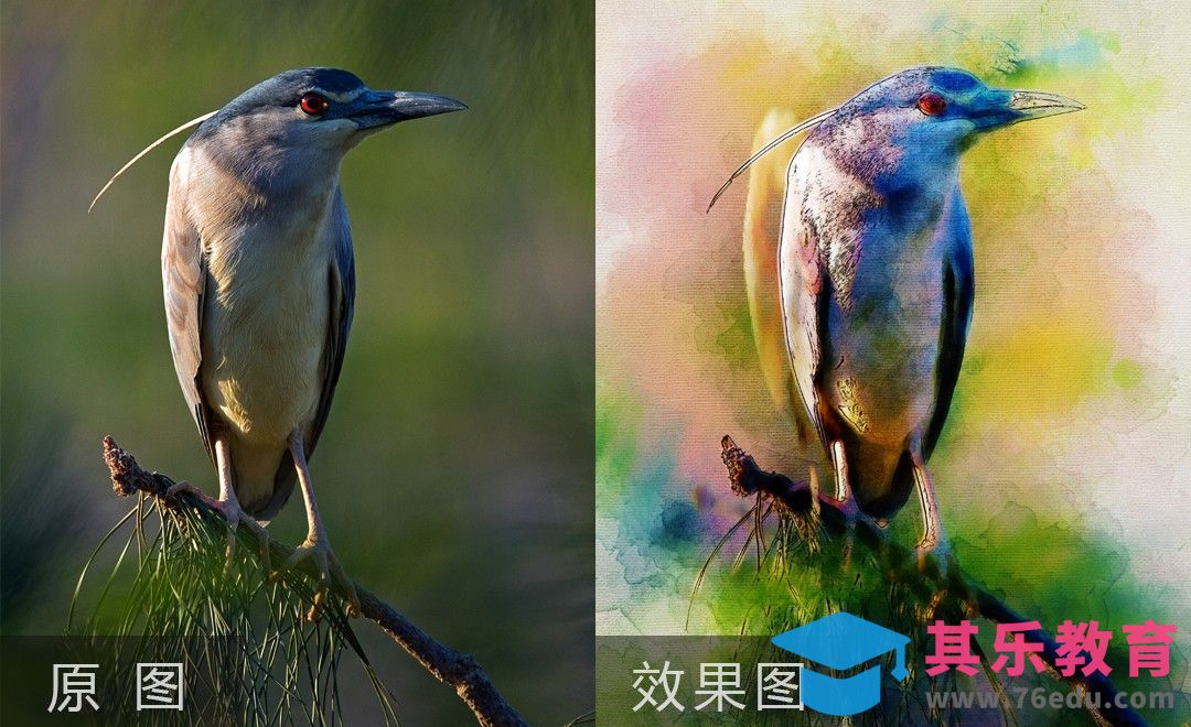 PS-照片转水彩画效果制作[虎课网手机摄影入门视频教程][MP4产品摄影教程全集 ]-第1张图片-我要自学网