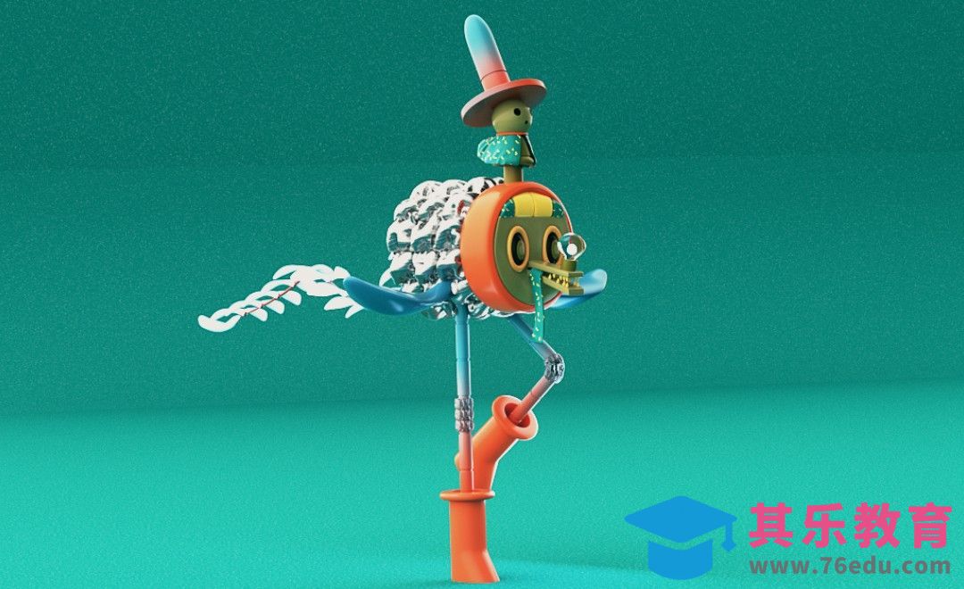 C4D+OC-炫酷IP角色形象建模（上）[虎课网C4D设计视频教程][产品数码建模MP4教程全集 ]-第1张图片-我要自学网