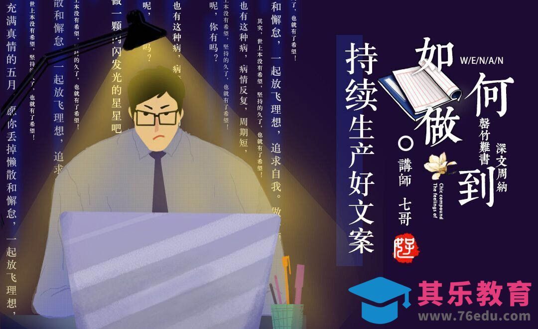 如何做到持续生产好文案？[虎课网最新视频教程][免费高清MP4教程全集 ]-第1张图片-我要自学网