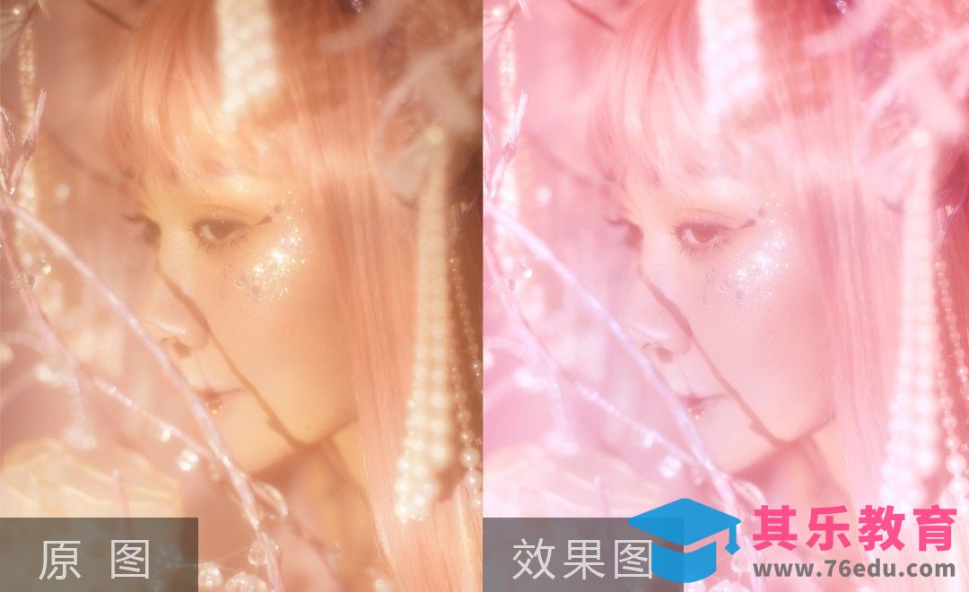 PS-调整色相让照片变得粉嫩[虎课网手机摄影入门视频教程][MP4产品摄影教程全集 ]-第1张图片-我要自学网