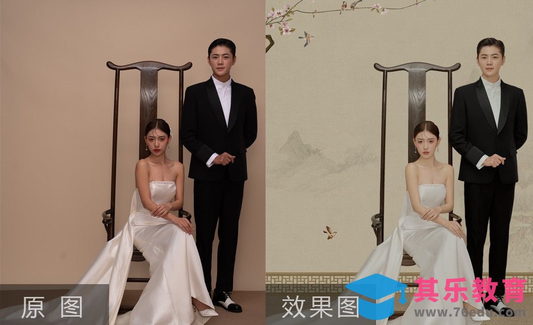 PS-婚纱工笔画案例详解[虎课网手机摄影入门视频教程][MP4产品摄影教程全集 ]-第1张图片-我要自学网