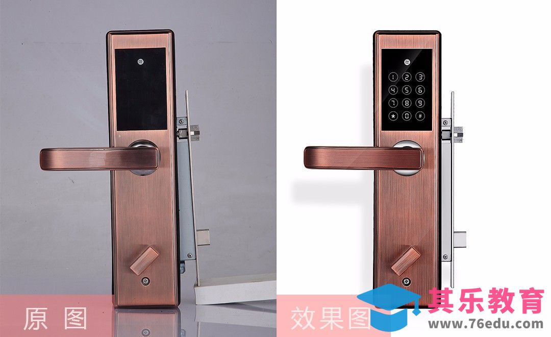 PS-智能门锁精修[虎课网电商产品精修视频教程][最新PS修图教程全集MP4 ]-第1张图片-我要自学网