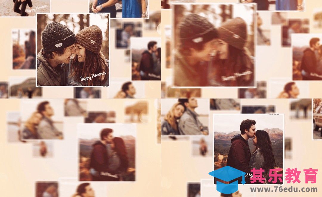 AE-浪漫情侣电子相册展示动效[虎课网最新视频教程][免费高清MP4教程全集 ]-第1张图片-我要自学网