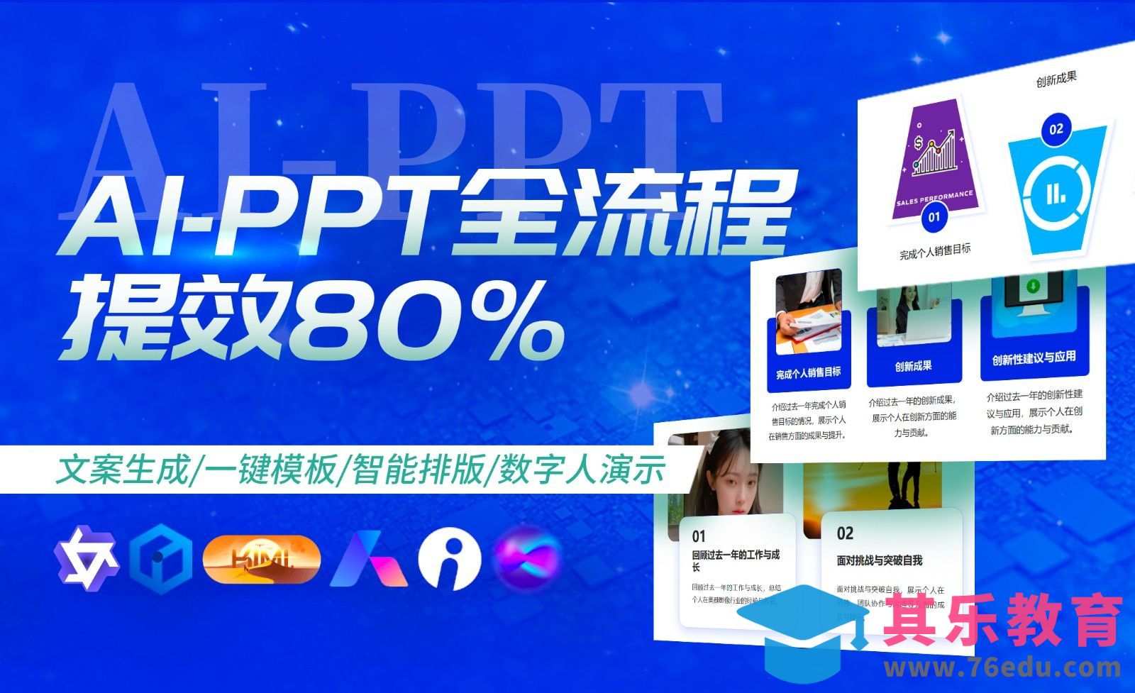 简单好用，国内AI办公工具推荐，熟悉AI PPT全流程[虎课网AICG人工智能视频教程][MP4高清全集 ]-第1张图片-我要自学网