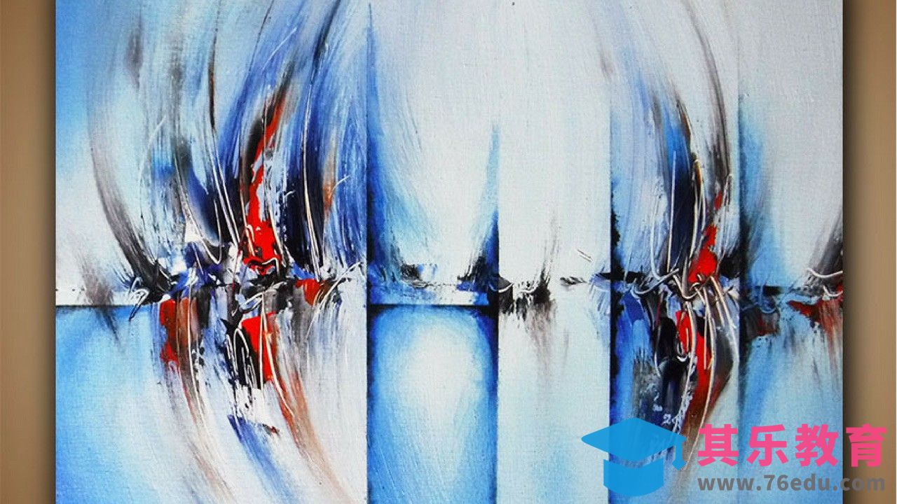 国外大神3分钟教你DIY抽象装饰画04[虎课网最新视频教程][免费高清MP4教程全集 ]-第1张图片-我要自学网