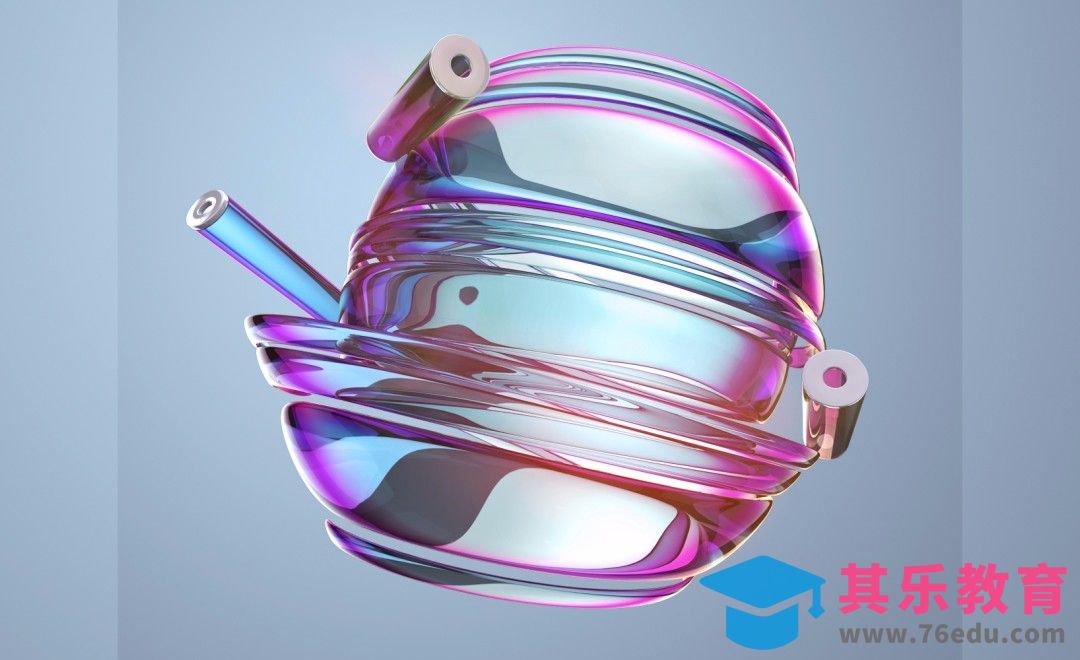 C4D-溢色玻璃建模+渲染[虎课网C4D设计视频教程][产品数码建模MP4教程全集 ]-第1张图片-我要自学网