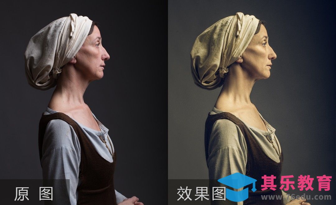 PS-如何调出复古油画风格[虎课网手机摄影入门视频教程][MP4产品摄影教程全集 ]-第1张图片-我要自学网