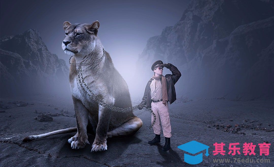 PS-巨兽狩猎者·超现实[平面设计视频教程][海报设计MP4高清全集 ]-第1张图片-我要自学网