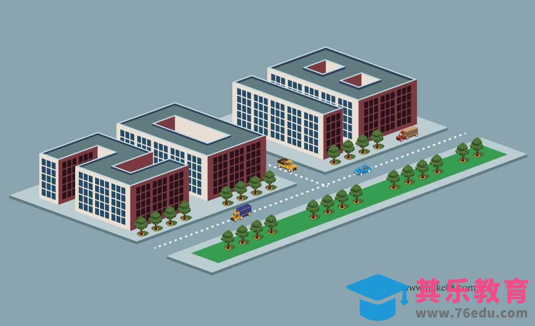 AI-卡通城市立体字2018[虎课网平面设计视频教程][字体设计教程MP4高清全集 ]-第1张图片-我要自学网