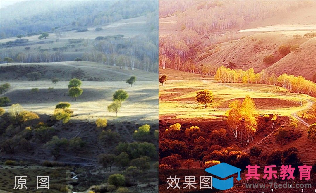 PS-浪漫风光后期修片教程[虎课网手机摄影入门视频教程][MP4产品摄影教程全集 ]-第1张图片-我要自学网