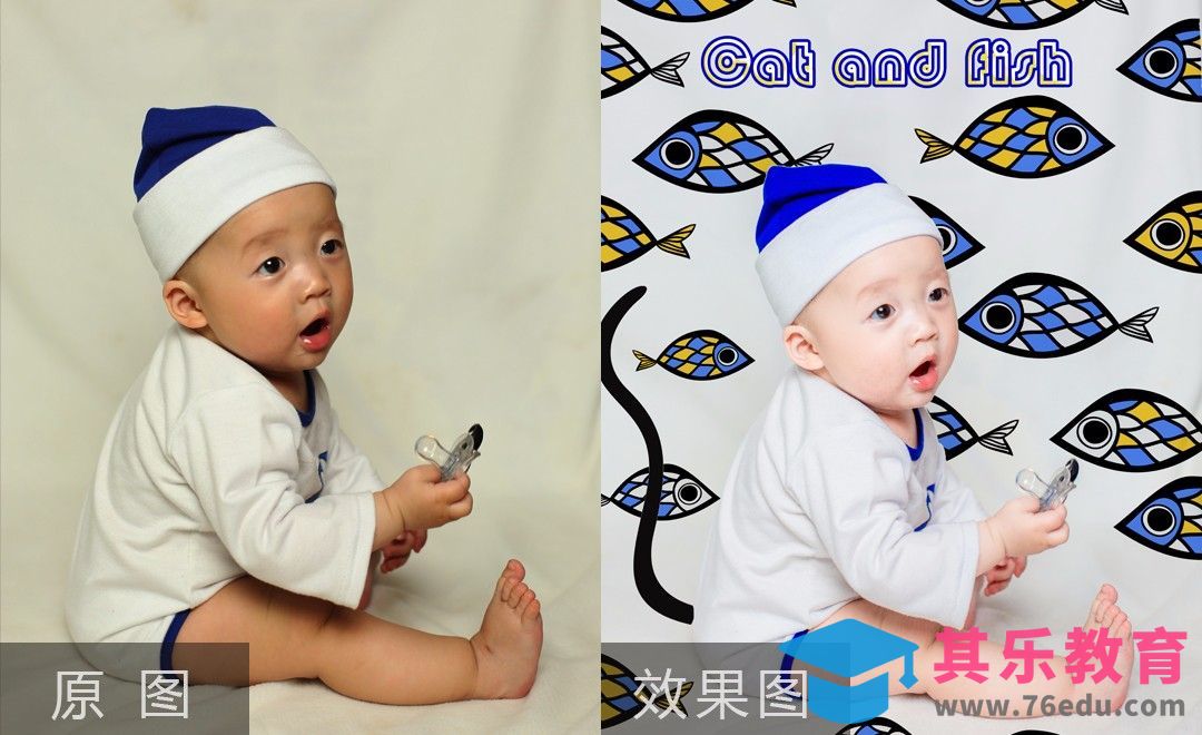 PS-儿童创意拍小小鱼儿[虎课网手机摄影入门视频教程][MP4产品摄影教程全集 ]-第1张图片-我要自学网