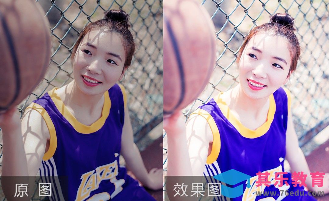 PS-校园动感篮球宝贝人像后期[虎课网手机摄影入门视频教程][MP4产品摄影教程全集 ]-第1张图片-我要自学网