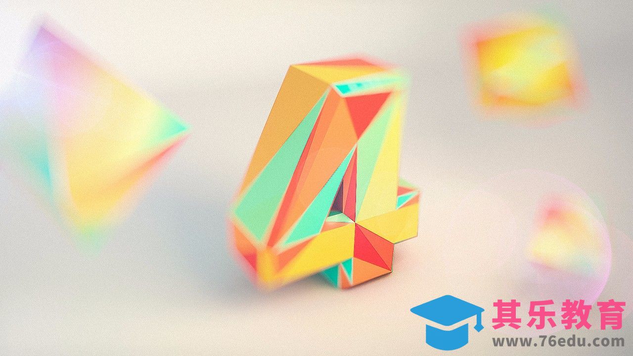 C4D+PS-开场倒计时多边形数字建模及渲染[虎课网C4D设计视频教程][产品数码建模MP4教程全集 ]-第1张图片-我要自学网