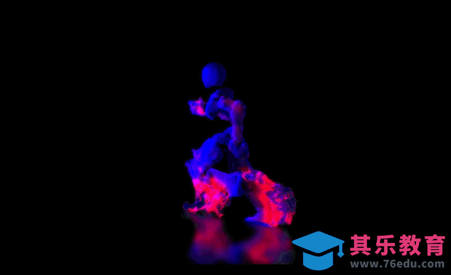 C4D-霓虹粒子人物聚散动效[虎课网影视动画制作视频教程][MP4影视拍摄教程全集 ]-第1张图片-我要自学网
