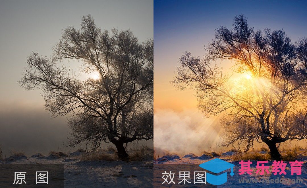 PS-欠曝风光片的后期处理[虎课网手机摄影入门视频教程][MP4产品摄影教程全集 ]-第1张图片-我要自学网