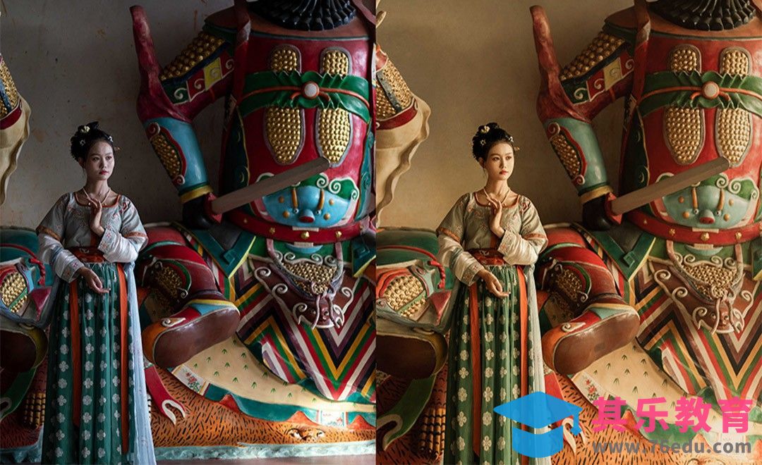 PS-暖调古风人像精修[虎课网手机摄影入门视频教程][MP4产品摄影教程全集 ]-第1张图片-我要自学网