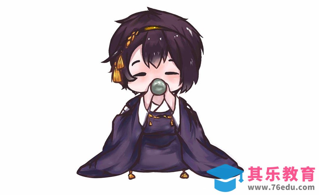 SAI-板绘插画Q版人物[虎课网绘画插画视频教程][ipad商业插画MP4教程全集 ]-第1张图片-我要自学网