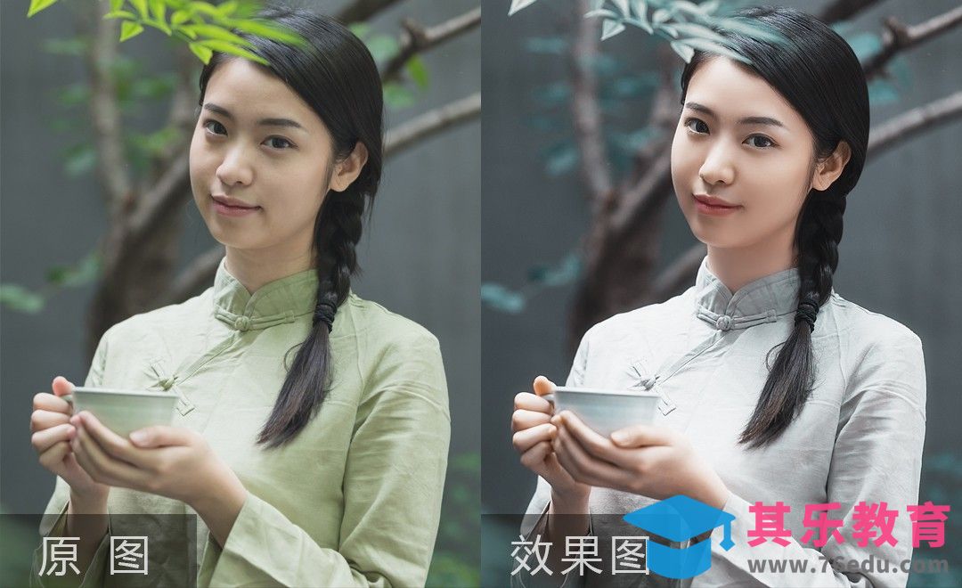 PS-茶服古风人像快速精修[虎课网手机摄影入门视频教程][MP4产品摄影教程全集 ]-第1张图片-我要自学网