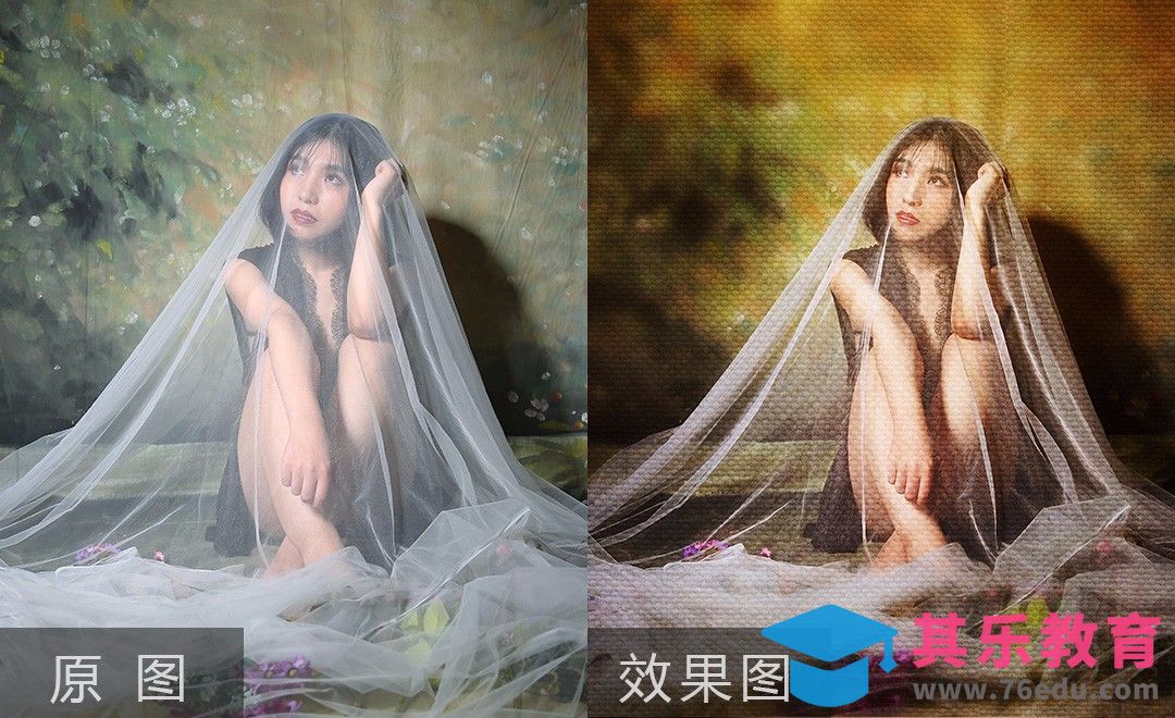 PS-普通私房照转油画后期制作[虎课网手机摄影入门视频教程][MP4产品摄影教程全集 ]-第1张图片-我要自学网