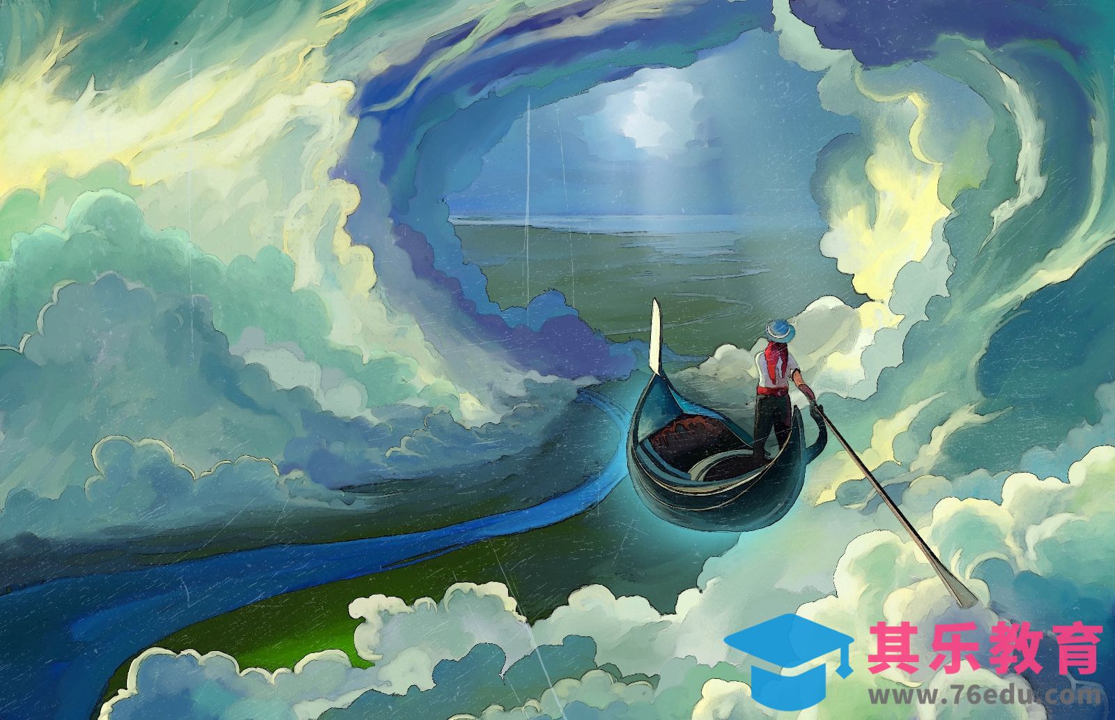 PS-板绘-少年的奇幻漂流[虎课网绘画插画视频教程][ipad商业插画MP4教程全集 ]-第1张图片-我要自学网