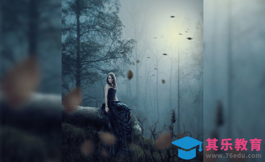 PS-幽暗森林-暗黑风[平面设计视频教程][海报设计MP4高清全集 ]-第1张图片-我要自学网