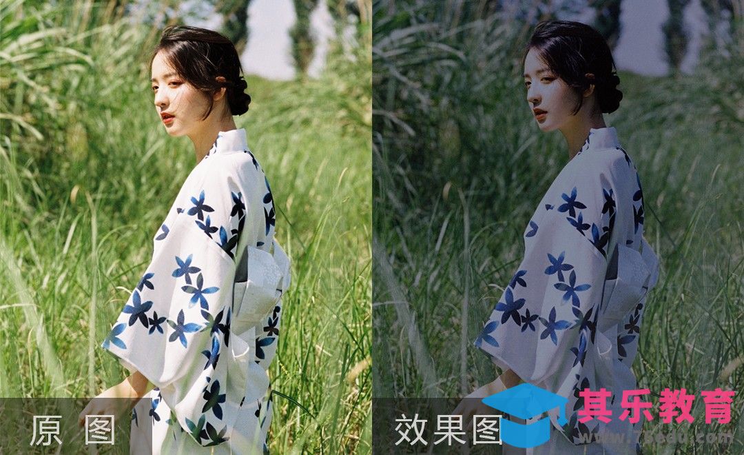 PS-冷色胶片风旅拍人像后期修图[虎课网手机摄影入门视频教程][MP4产品摄影教程全集 ]-第1张图片-我要自学网