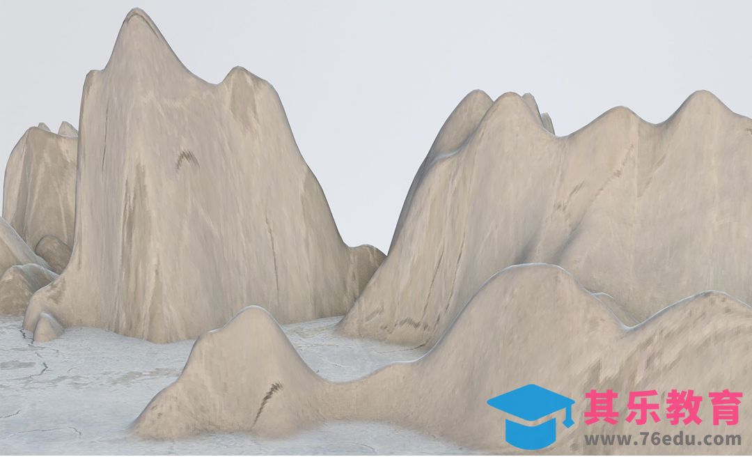 C4D-利用地形制作山脉[虎课网C4D设计视频教程][产品数码建模MP4教程全集 ]-第1张图片-我要自学网