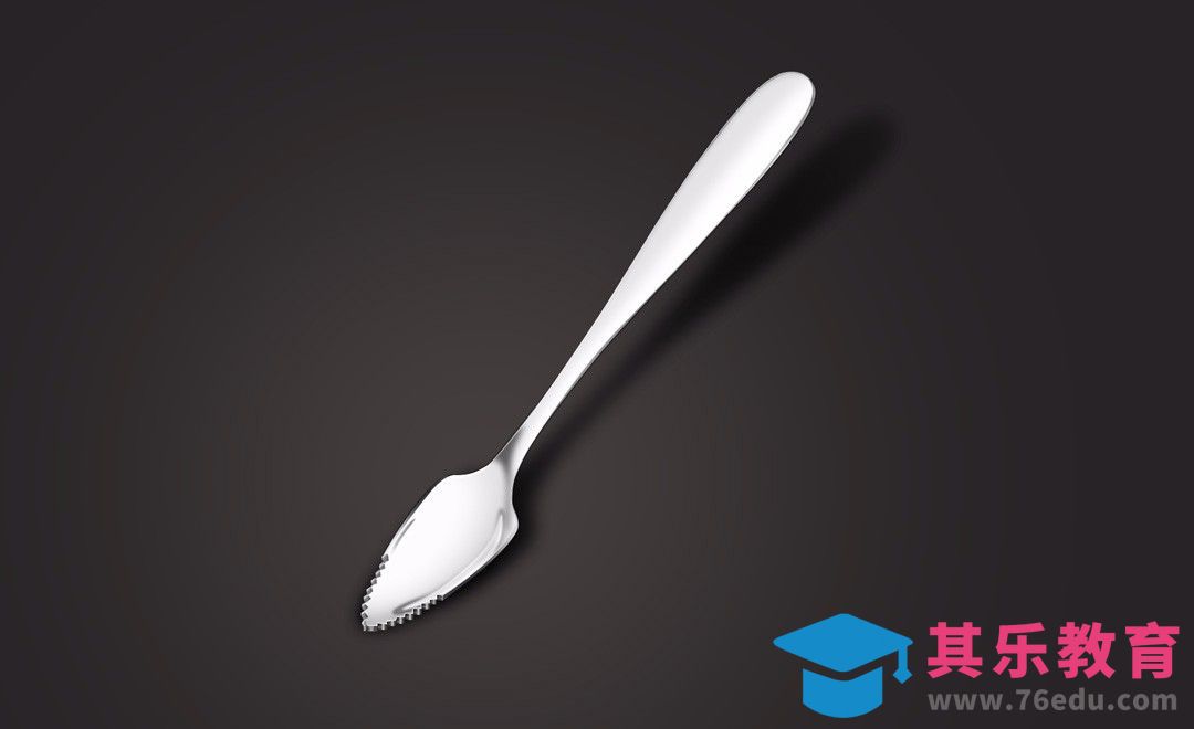 PS-鼠绘金属勺子[虎课网电商产品精修视频教程][最新PS修图教程全集MP4 ]-第1张图片-我要自学网